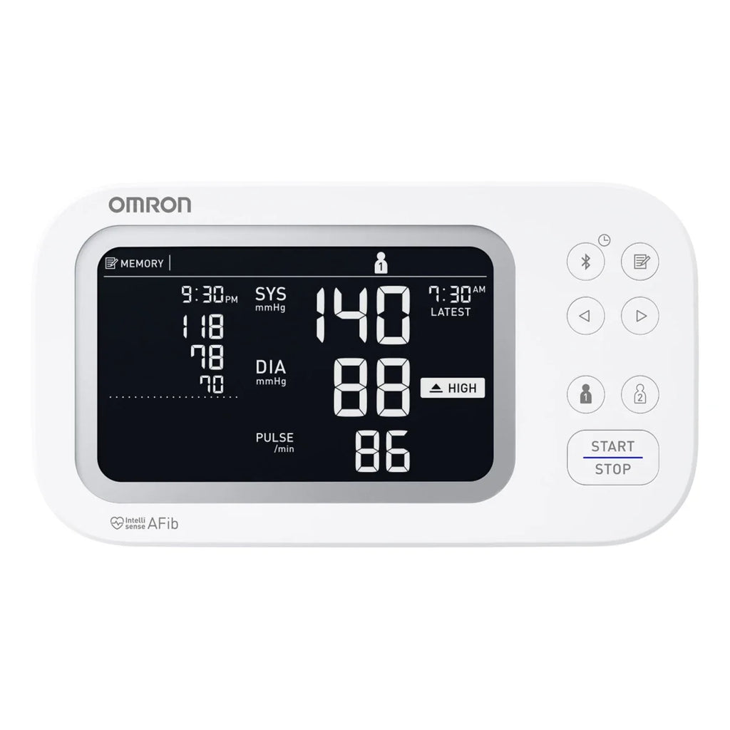 Omron Platinum Upper Arm Blood Pressure Monitor BP5465 AFib Screen [Bluetooth]